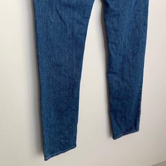 Mother High Waisted Rider Skimp Straight Leg Jeans In Cowboys Don’t Cry Size 26 - Picture 11 of 16